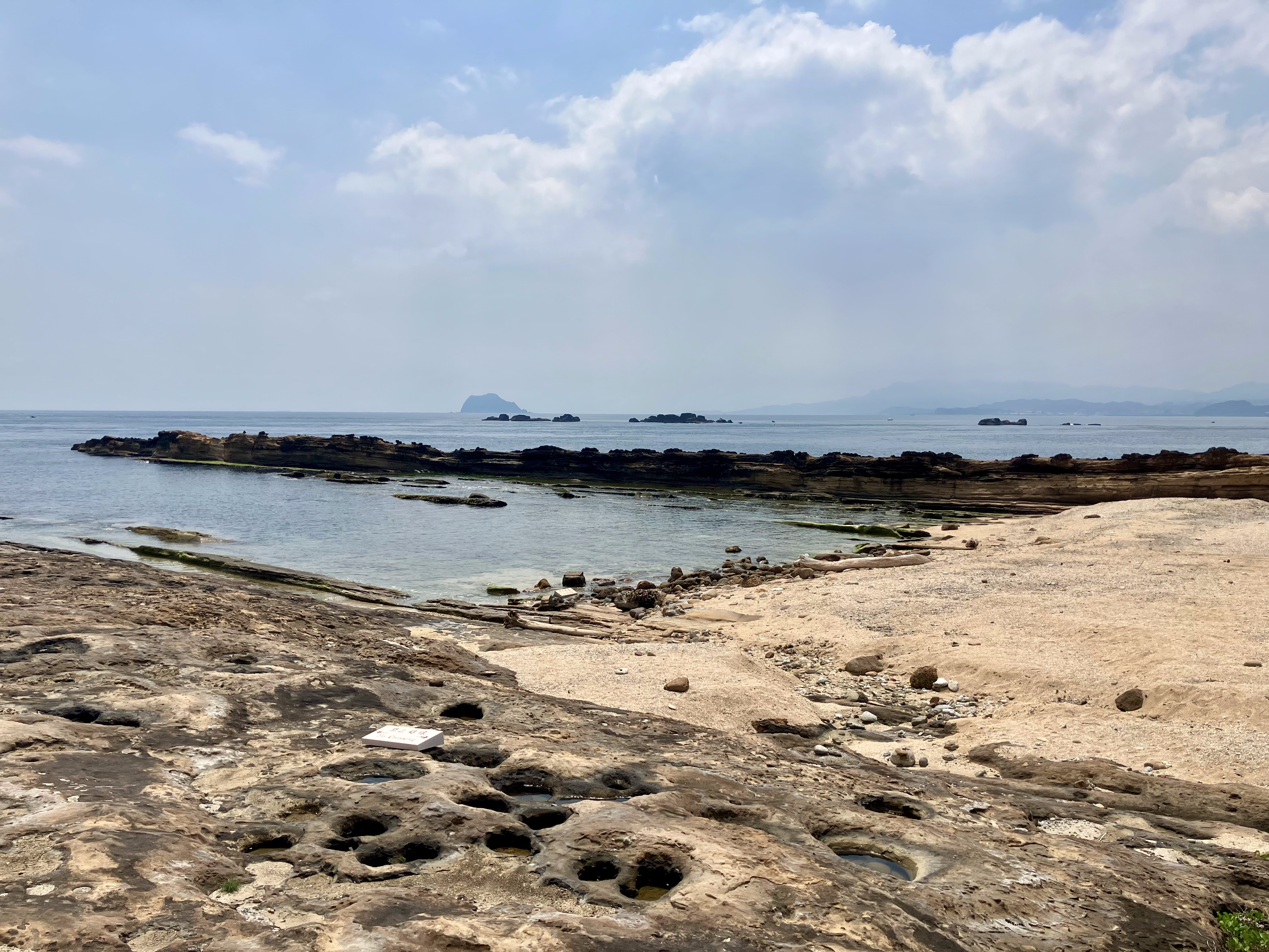 A beach.