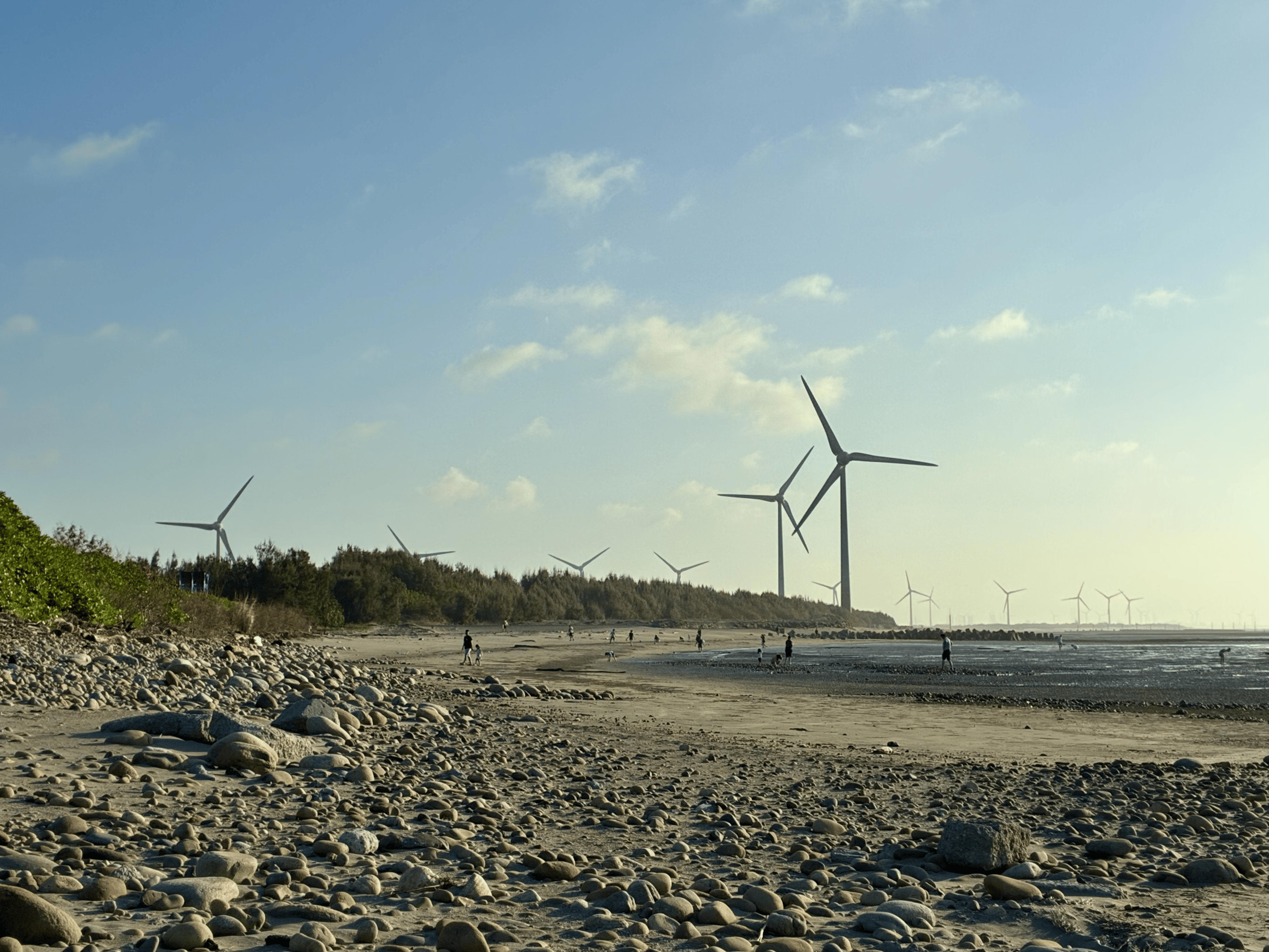 Taichung's Da An Beach.