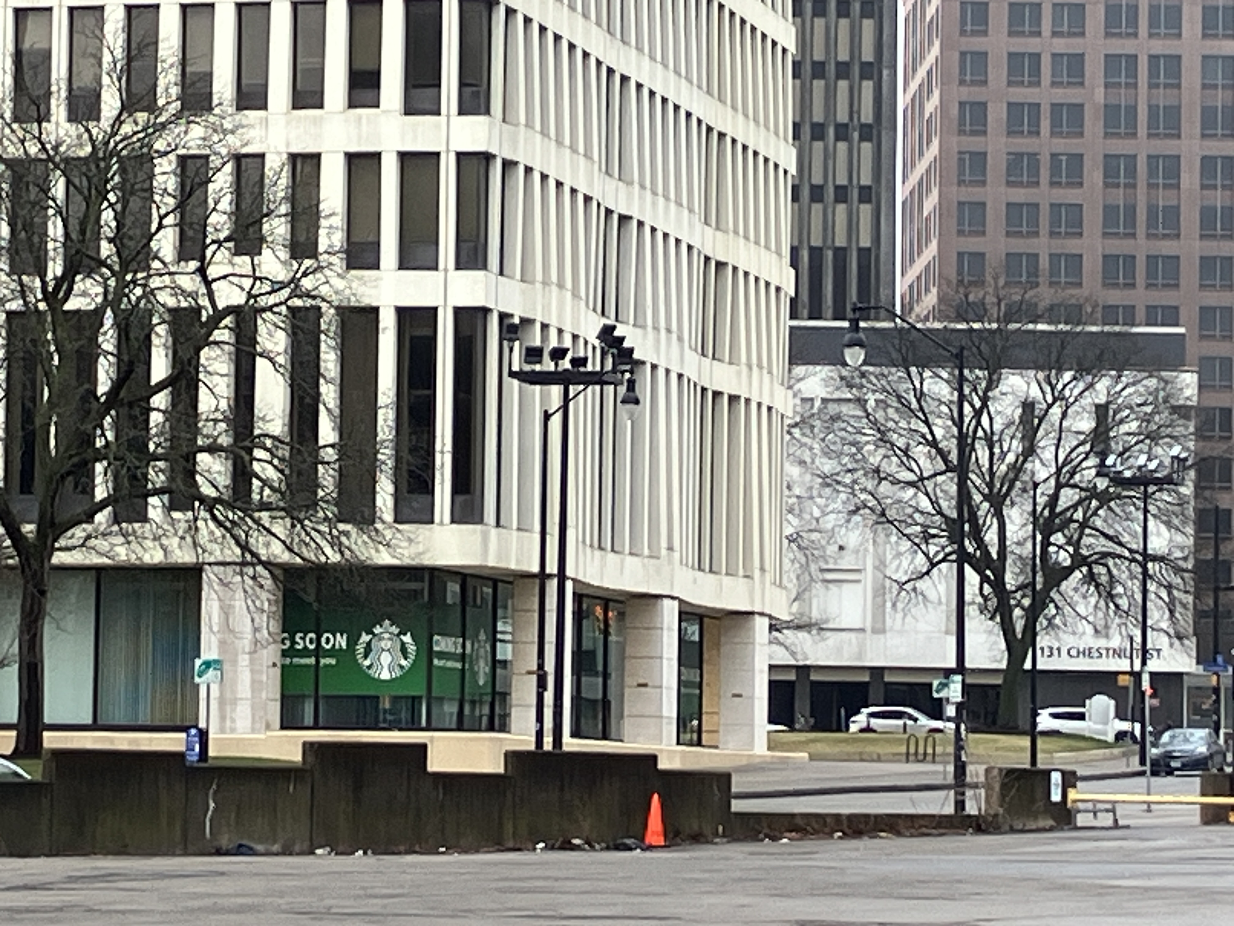 A Starbucks,